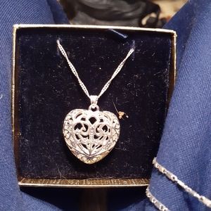 Sterling Silver Heart Necklace